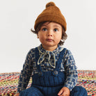 Baby Garter Hat in Acorn by Misha & Puff