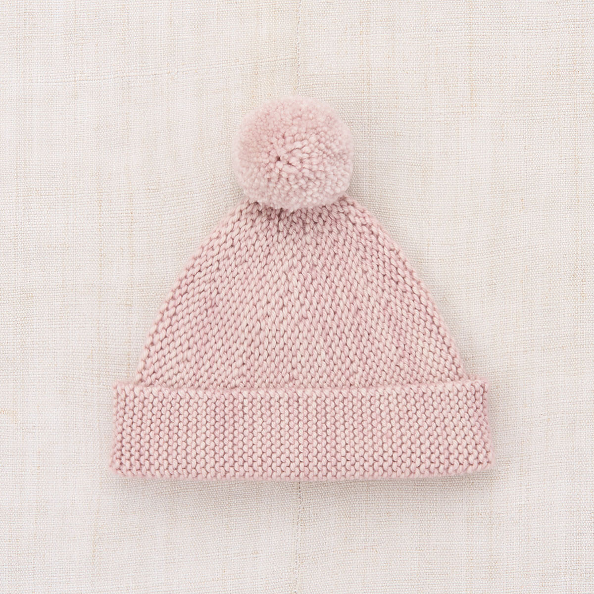Baby Garter Hat in Candyfloss by Misha & Puff