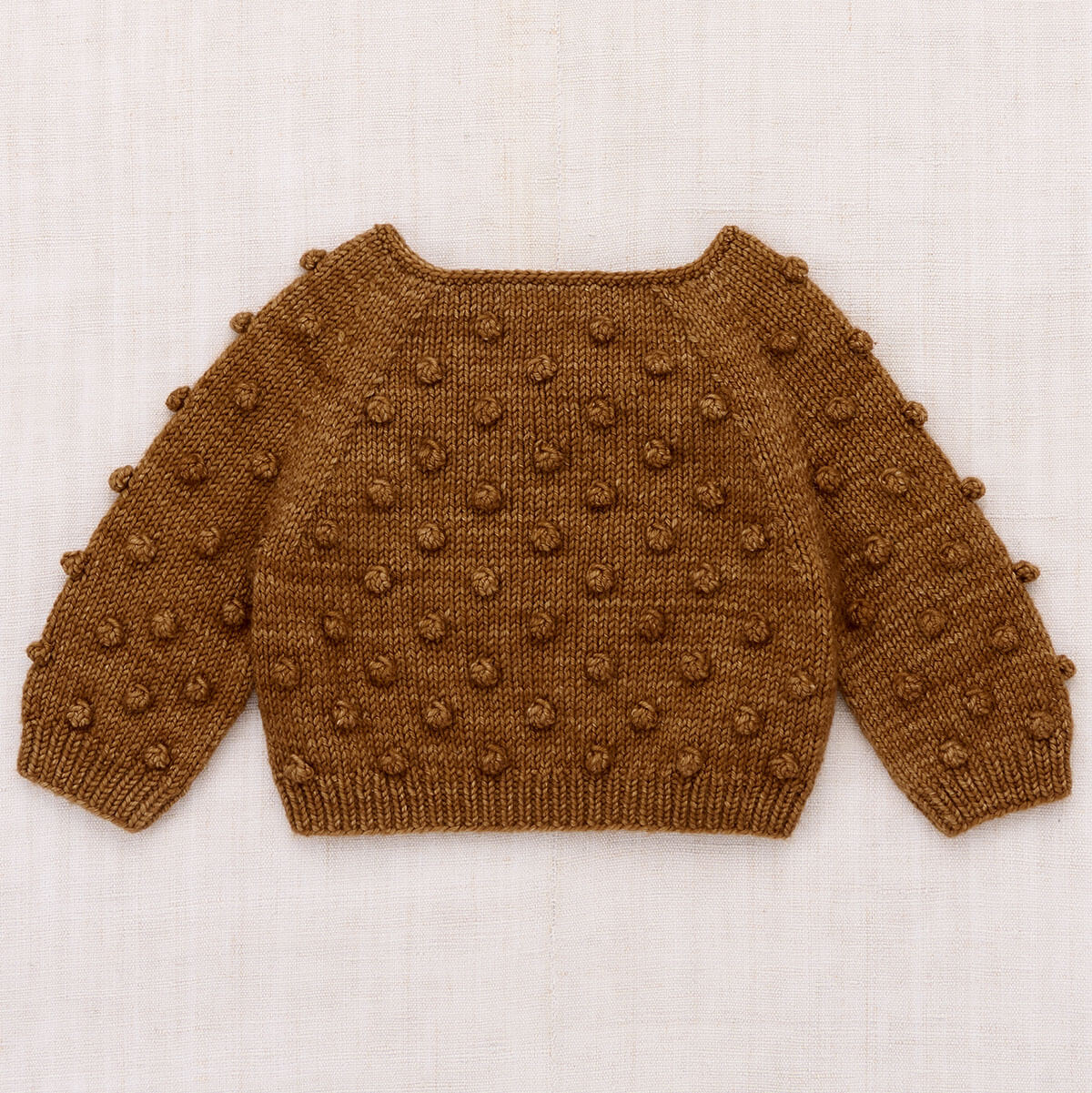 Baby Original Popcorn Sweater in Acorn by Misha & Puff