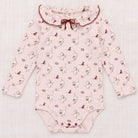 Baby Pattie Onesie in Candyfloss Cat & Mouse by Misha & Puff