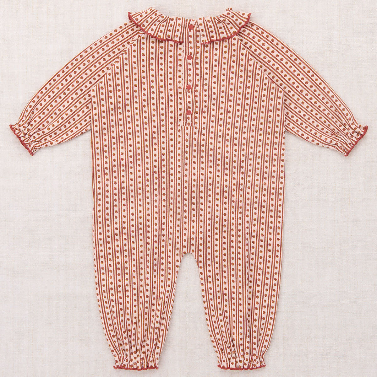 Baby Pierrot Onesie in Candyfloss Little House Floral by Misha & Puff