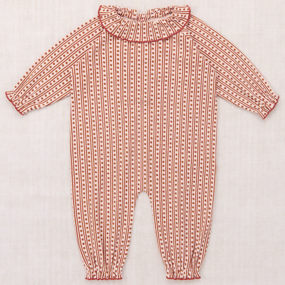 Baby Pierrot Onesie in Candyfloss Little House Floral by Misha & Puff