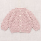Baby Popcorn Cardigan in Candyfloss by Misha & Puff