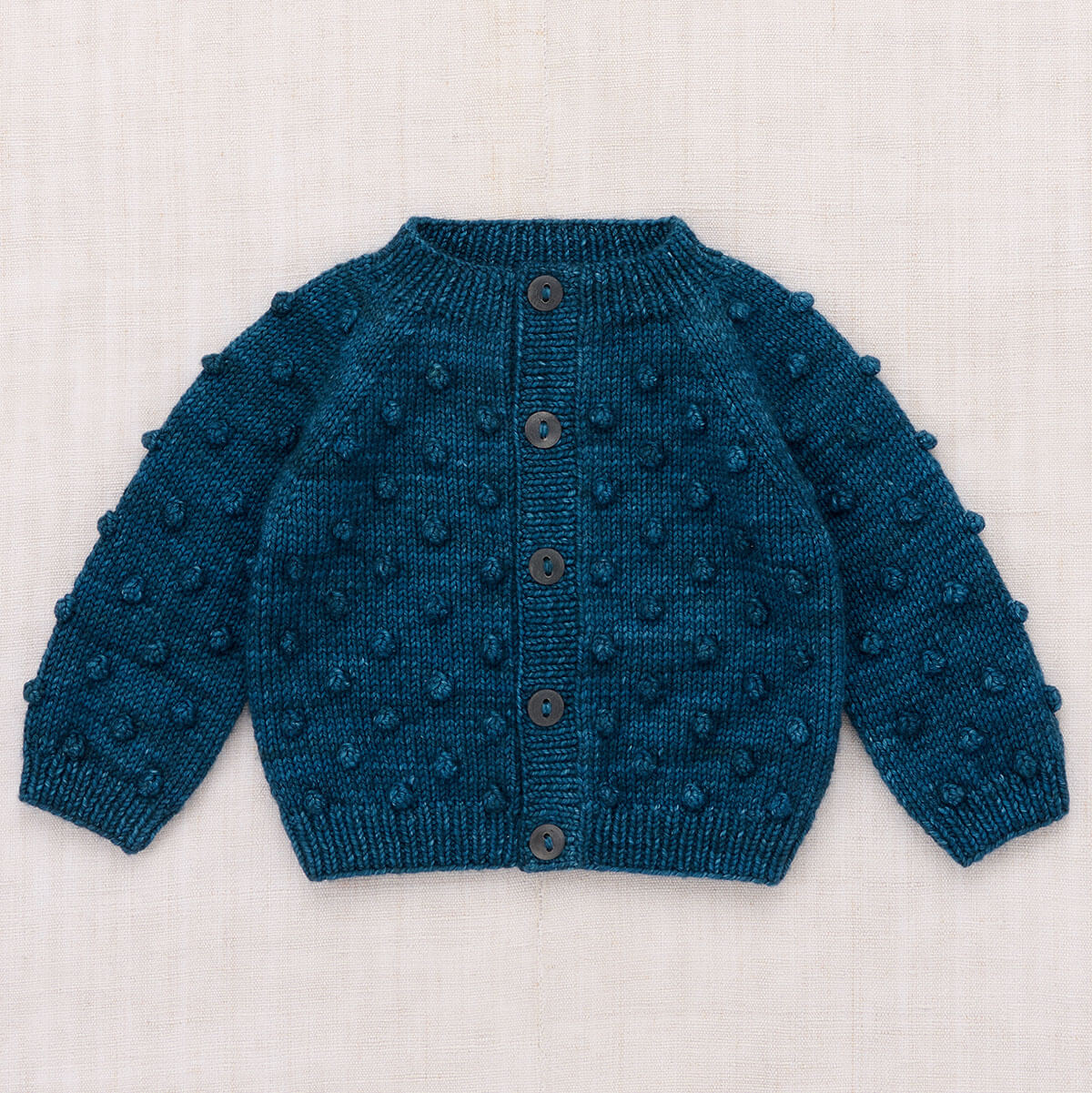 Baby Popcorn Cardigan in Moonlight by Misha & Puff