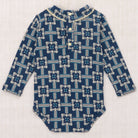 Baby Scout Onesie in Moonlight Railroad Floral by Misha & Puff