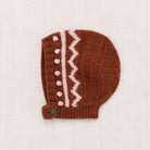 Baby Zig Zag Bonnet in Cedar by Misha & Puff