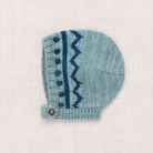 Baby Zig Zag Bonnet in Slate by Misha & Puff
