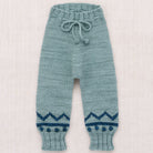 Baby Zig Zag Snowy Day Legging in Slate by Misha & Puff