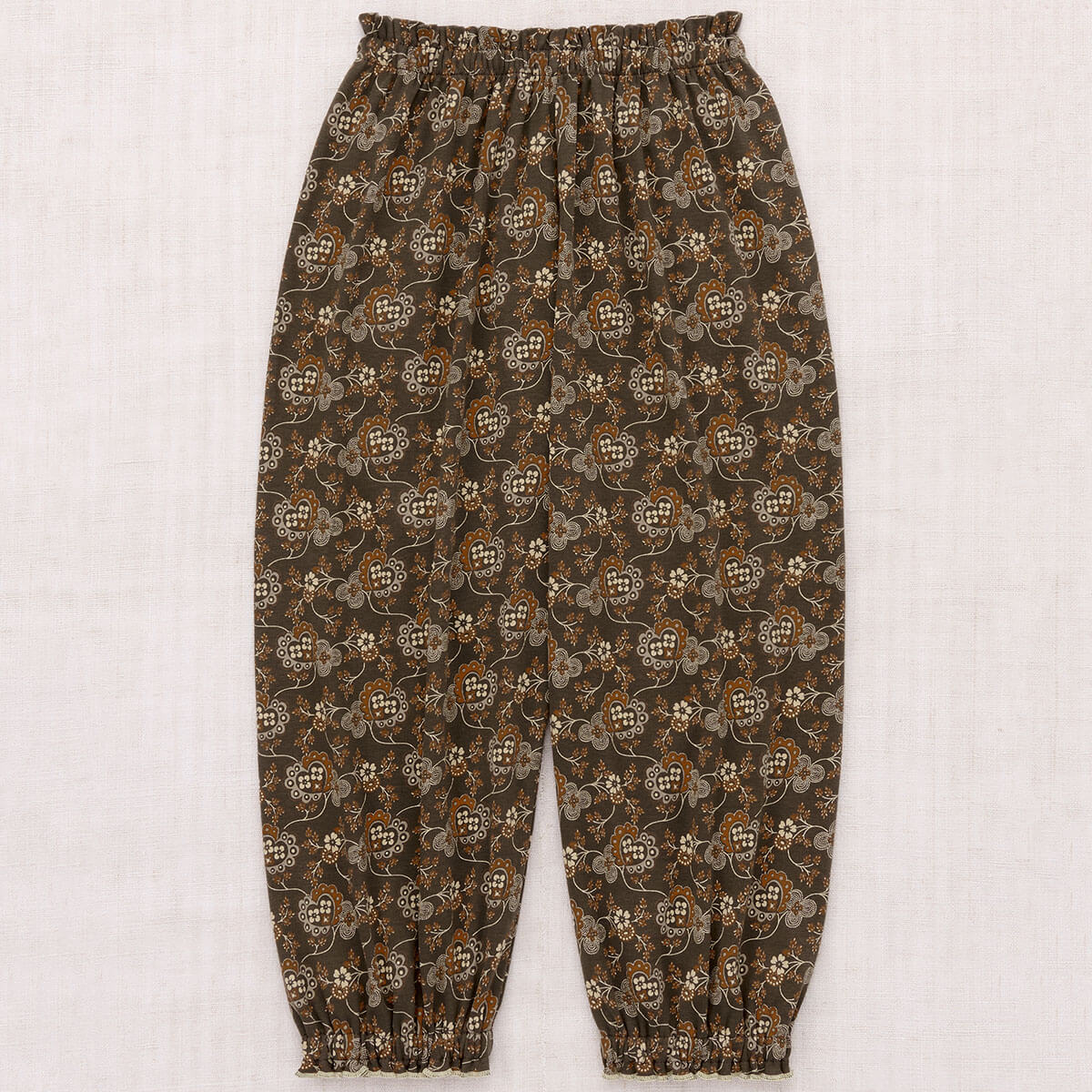 Balloon Pant in Bark Calico Hearts by Misha & Puff