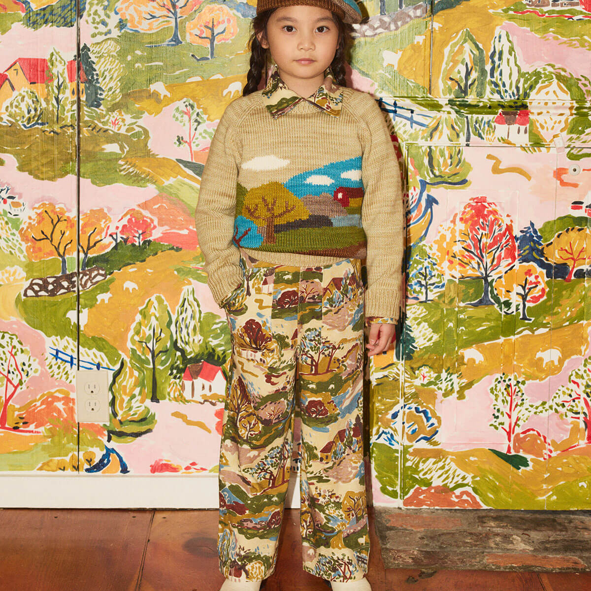 Camp Pant in Alabaster Sancerre by Misha & Puff
