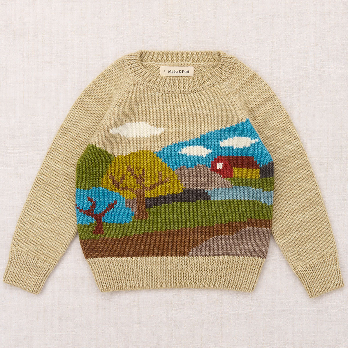 Countryside Sweater in Alabaster by Misha & Puff