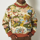 Crewneck Sweatshirt in Alabaster Sancerre by Misha & Puff