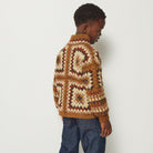 Crochet Big Square Jacket in Acorn by Misha & Puff