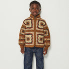 Crochet Big Square Jacket in Acorn by Misha & Puff