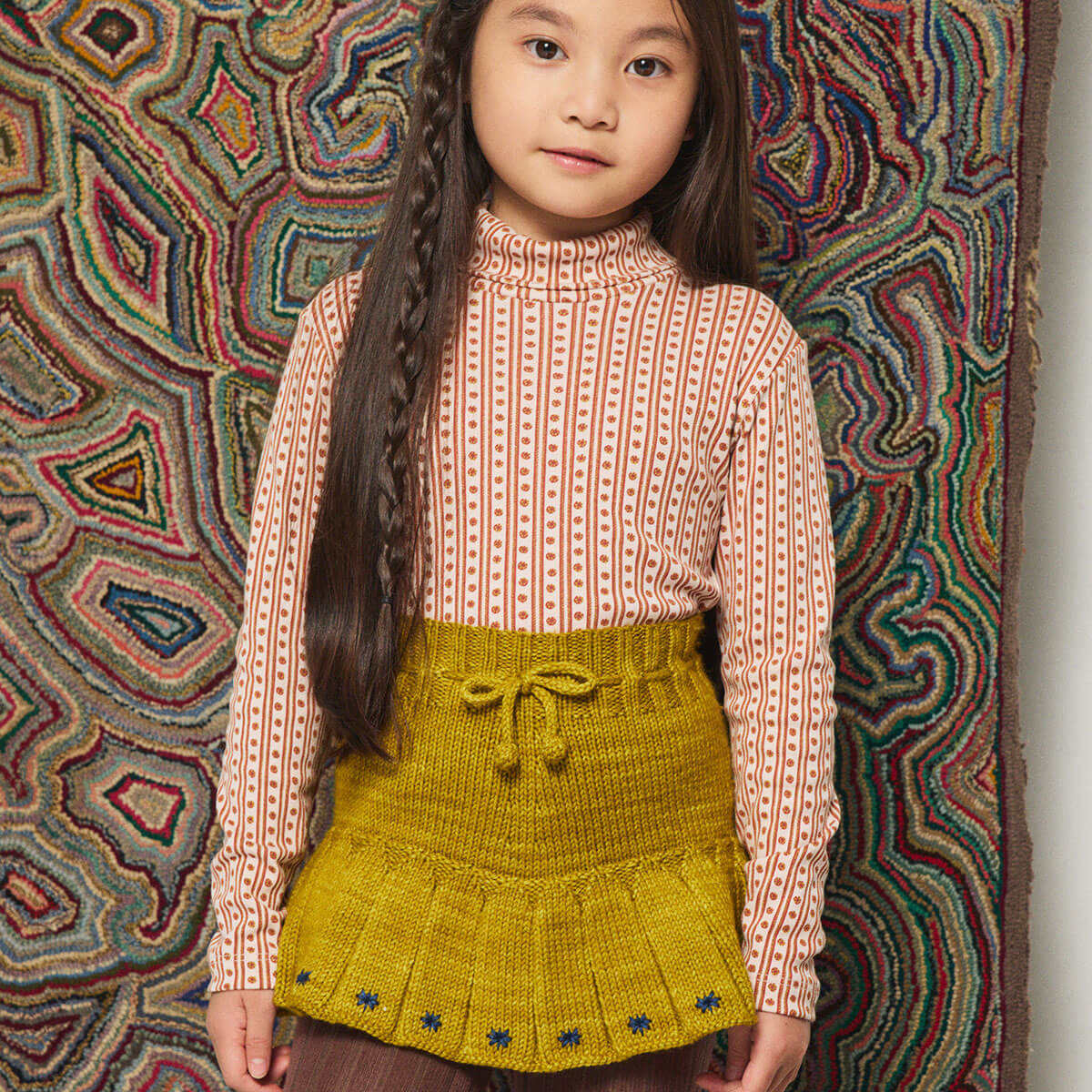 Étoile Skating Pond Skirt in Pistachio by Misha & Puff