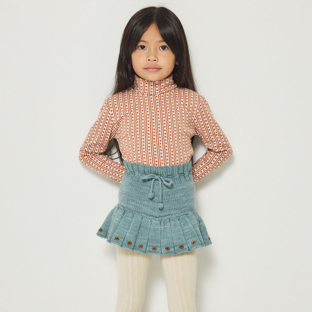Étoile Skating Pond Skirt in Slate by Misha & Puff