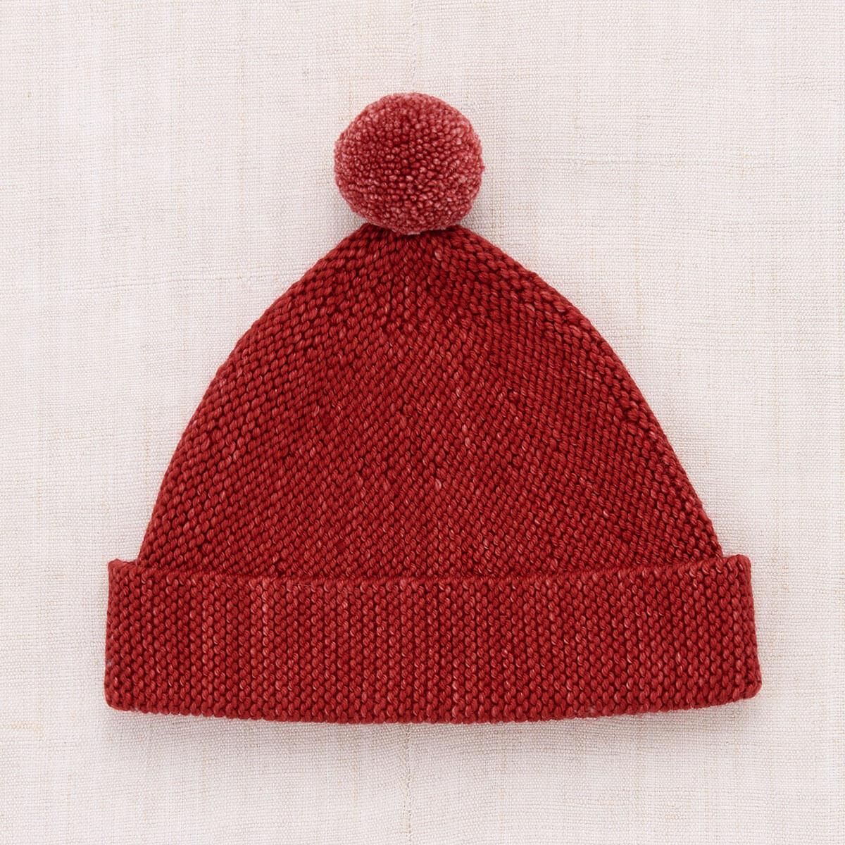 Garter Hat in Garnet by Misha & Puff
