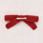 Jumbo Goldie Bow in Garnet by Misha & Puff