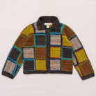 Ladder Square Cardigan in Bark by Misha & Puff