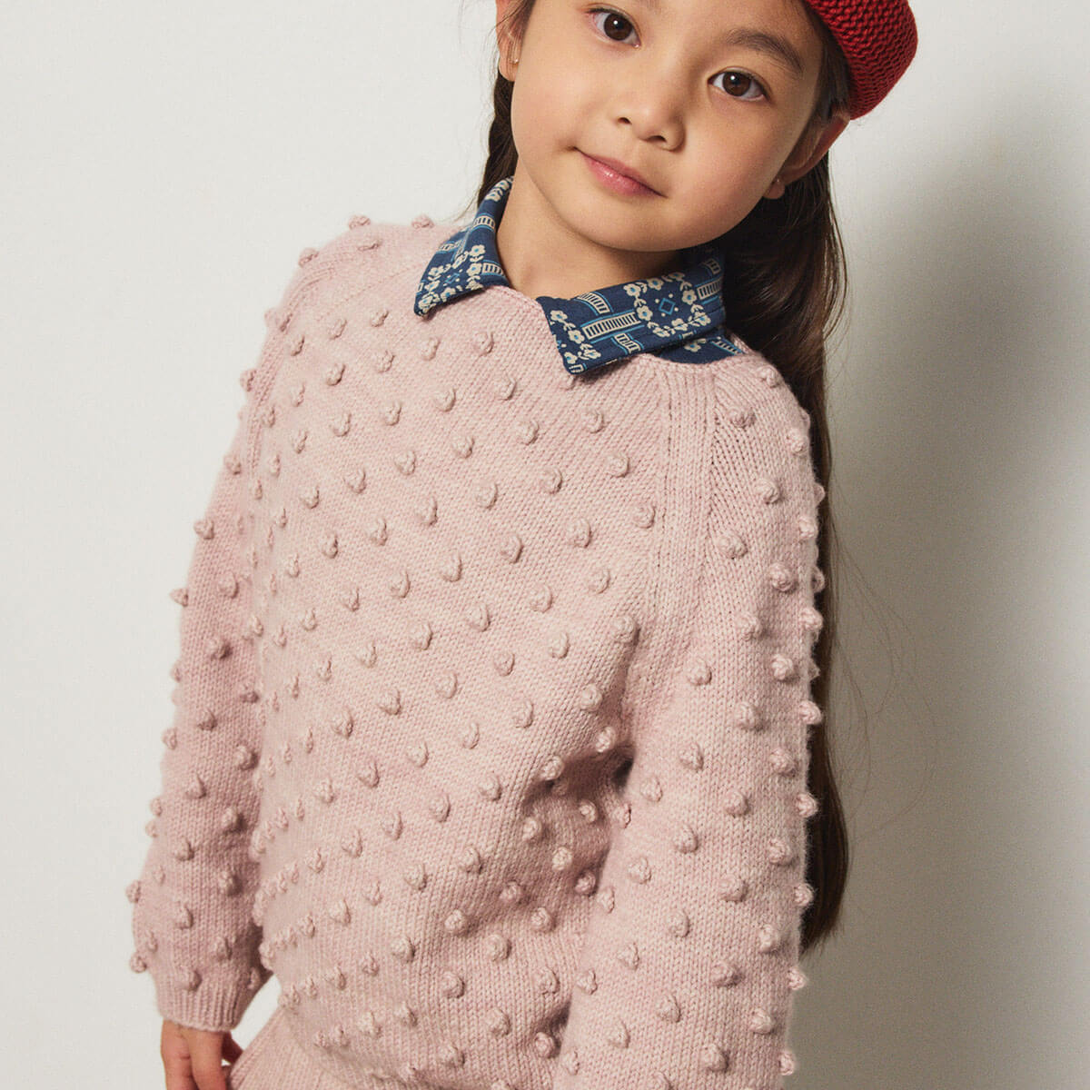 Original Popcorn Sweater in Candyfloss by Misha & Puff