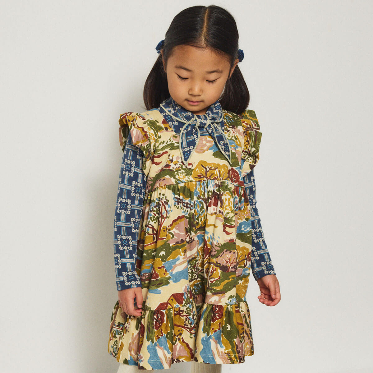 Scout Top in Moonlight Railroad Floral by Misha & Puff
