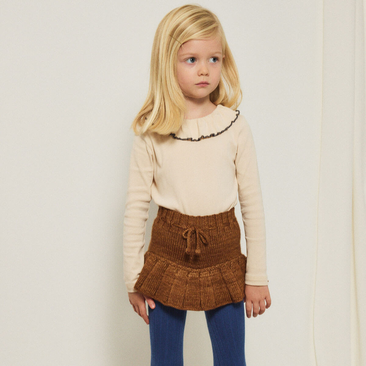 Skating Pond Skirt in Acorn by Misha & Puff