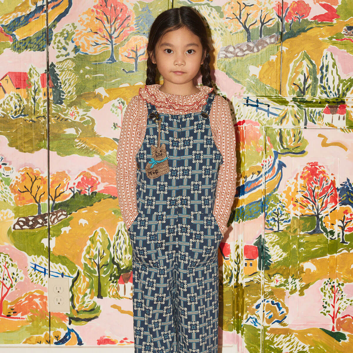 Sweetheart Top in Candyfloss Little House Floral by Misha & Puff