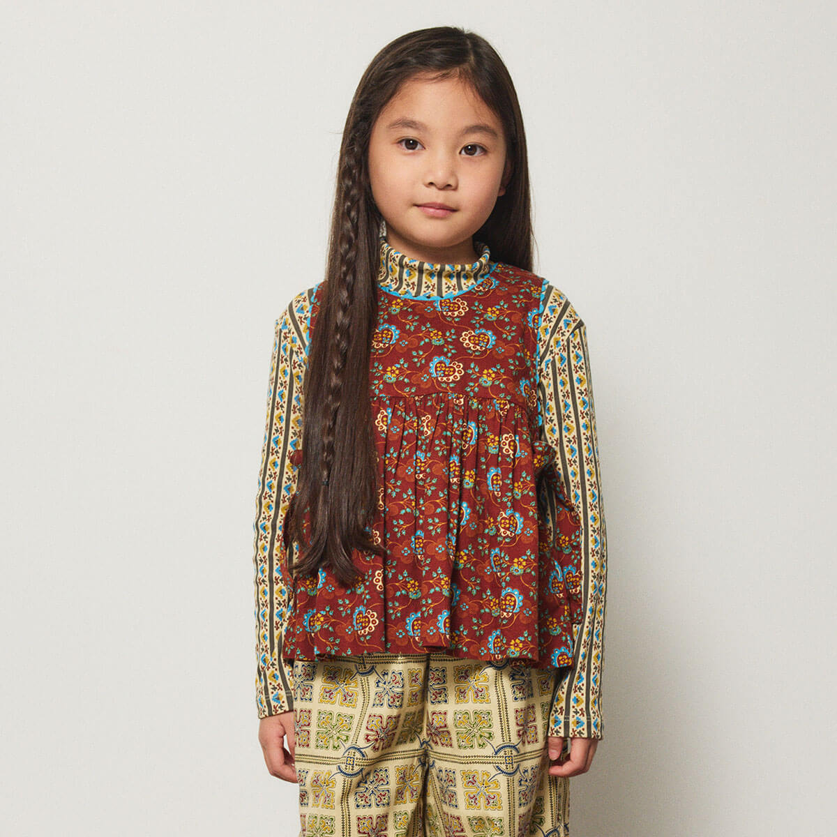 Turtleneck in Alabaster Gallup by Misha & Puff