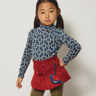 Turtleneck in Moonlight Railroad Floral by Misha & Puff