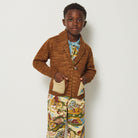 Yearling Shawl Collar Cardigan in Acorn by Misha & Puff