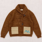 Yearling Shawl Collar Cardigan in Acorn by Misha & Puff