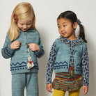 Zig Zag Cardigan in Slate by Misha & Puff