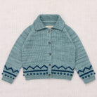Zig Zag Cardigan in Slate by Misha & Puff