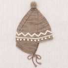Zig Zag Pointy Peak Hat in Brut by Misha & Puff