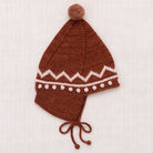 Zig Zag Pointy Peak Hat in Cedar by Misha & Puff