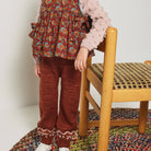Zig Zag Snowy Day Legging in Cedar by Misha & Puff