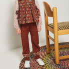 Zig Zag Snowy Day Legging in Cedar by Misha & Puff