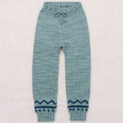 Zig Zag Snowy Day Legging in Slate by Misha & Puff