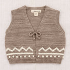 Zig Zag Vest in Brut by Misha & Puff