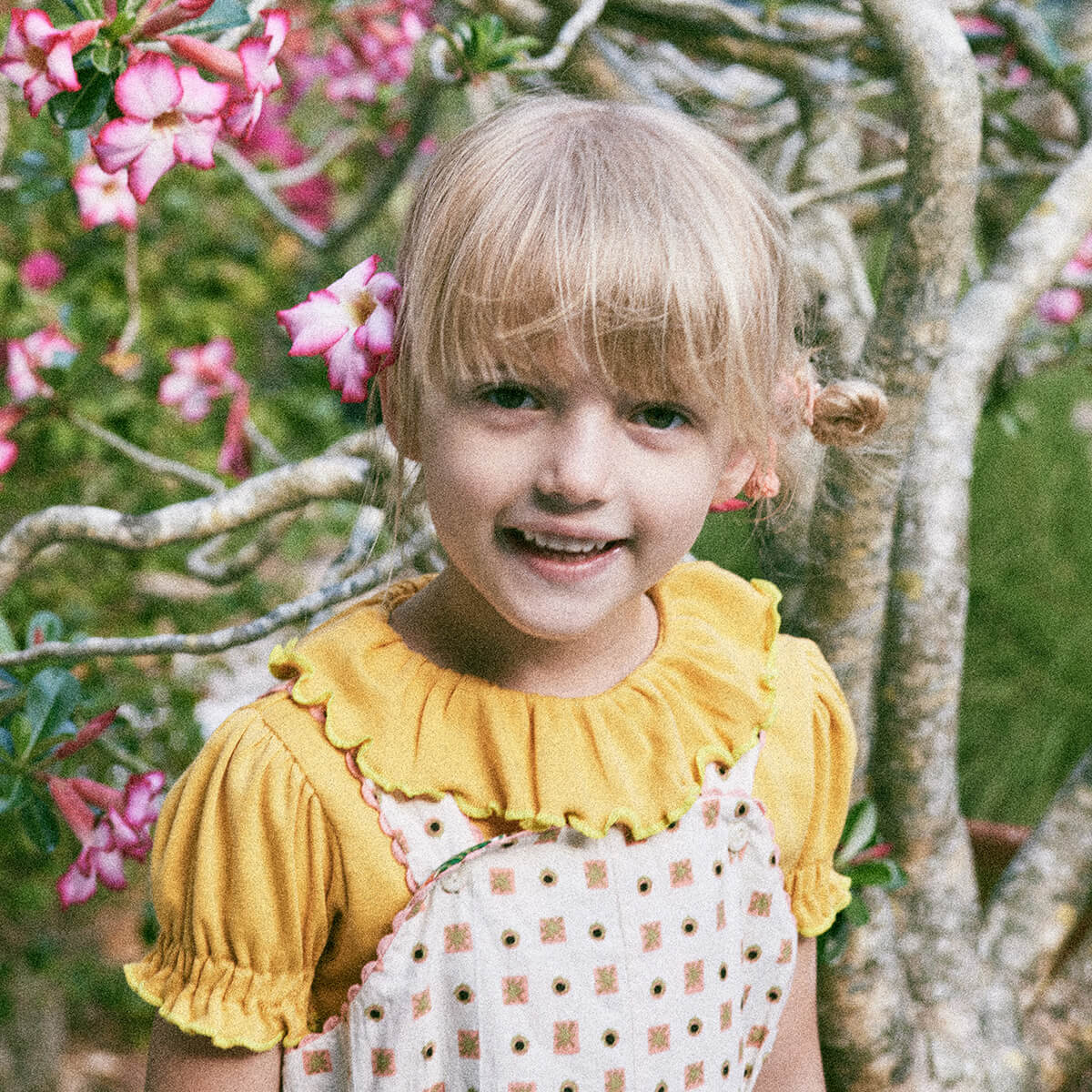 misha&puff scout T Carbon Mini Floral 6y misha and puff スカウトT