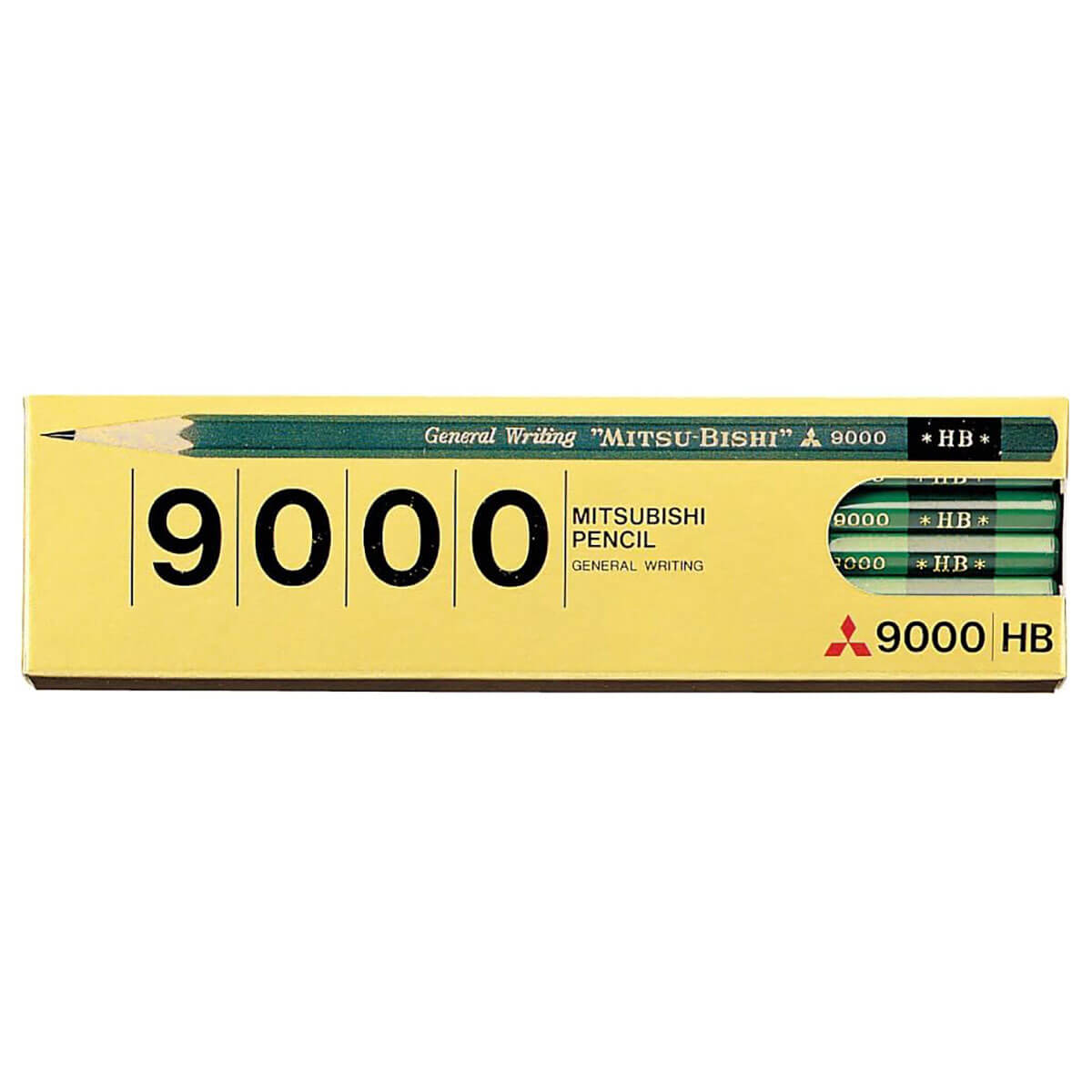 Mitsubishi 2B 9000 Pencil (Set of 12) by Mitsubishi