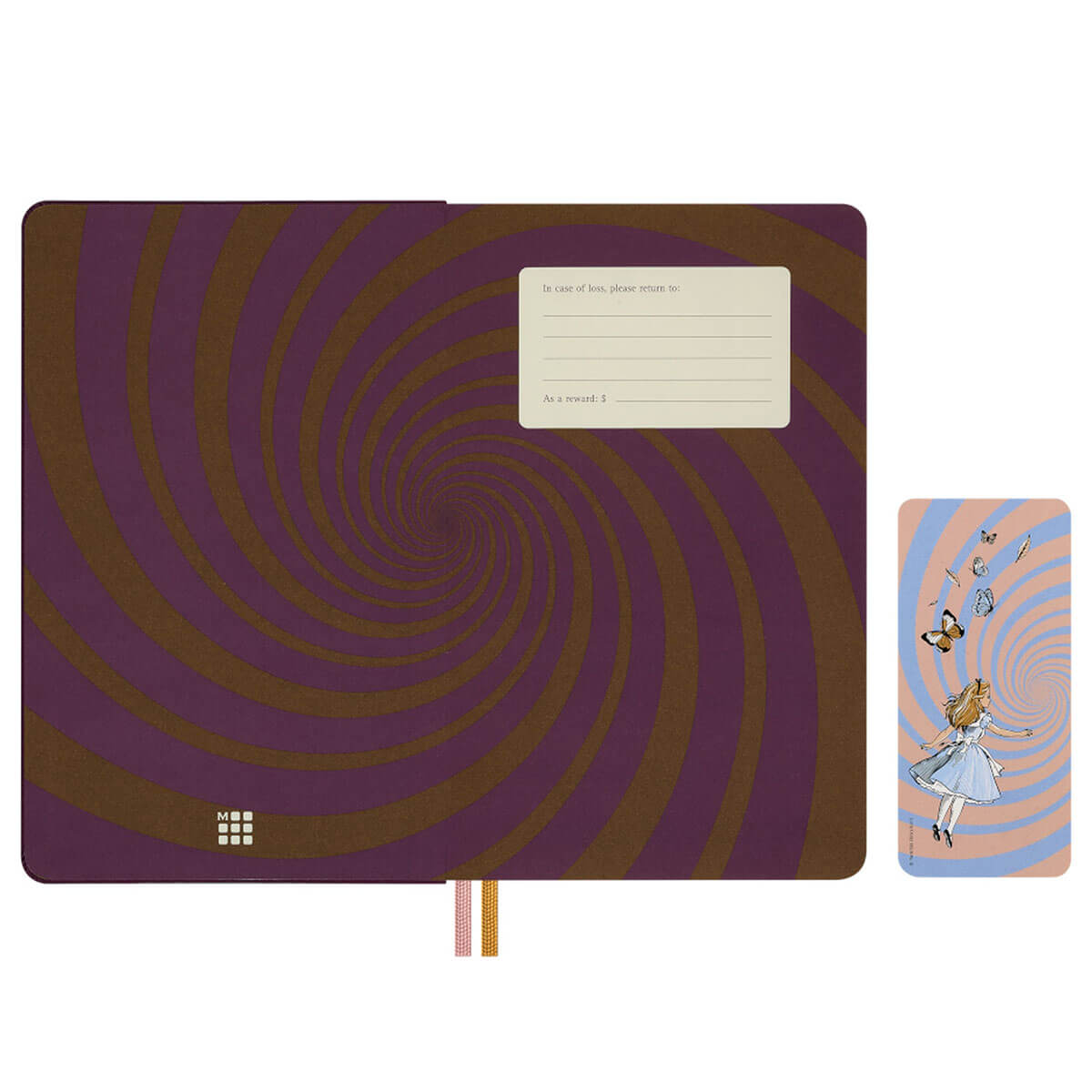 Alice's Adventures in Wonderland Limited Edition Large Plain Notebook by Moleskine