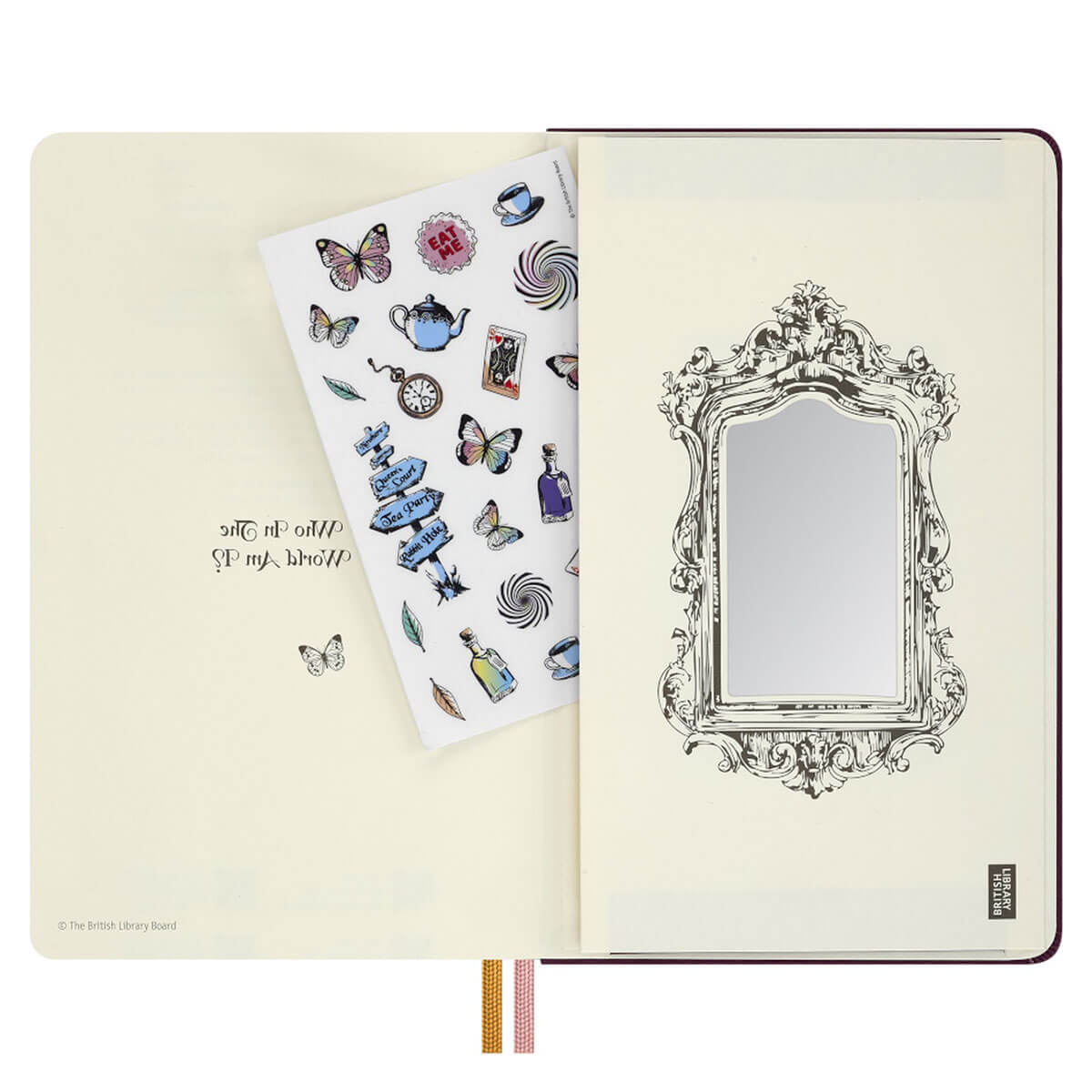 Alice's Adventures in Wonderland Limited Edition Large Plain Notebook by Moleskine