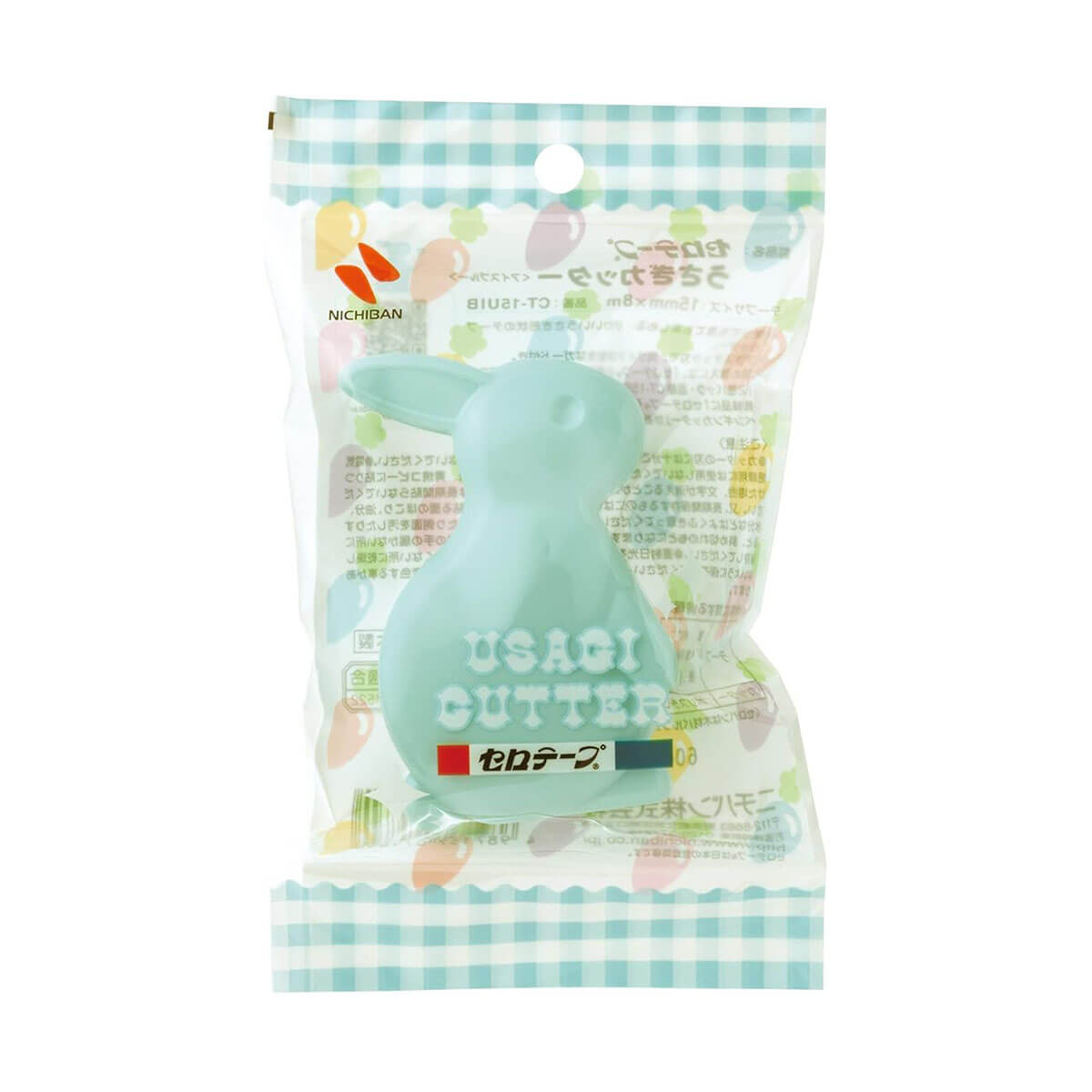 Rabbit Tape Dispenser in Ice Blue by Nichiban Japan