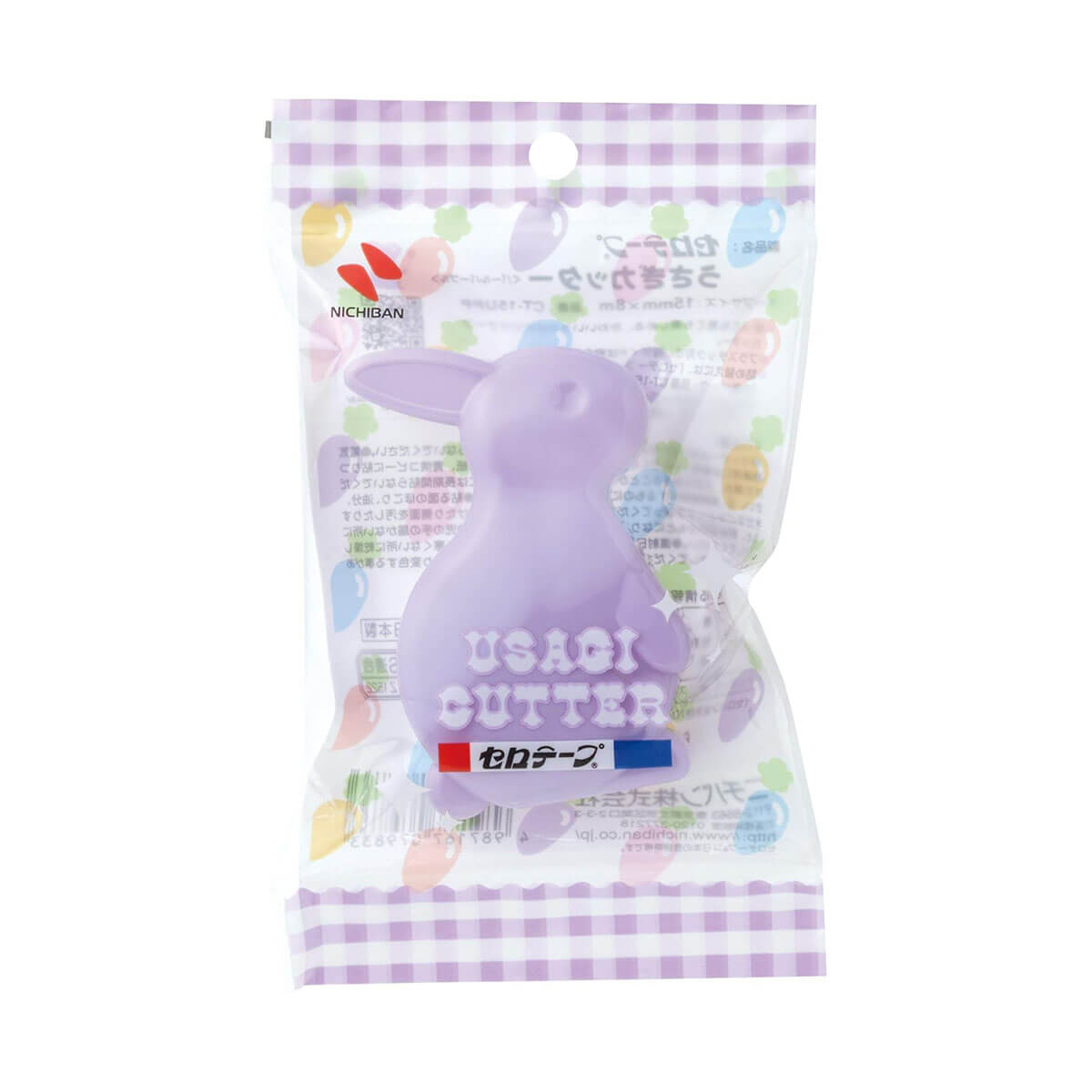 Rabbit Tape Dispenser in Lilac by Nichiban Japan