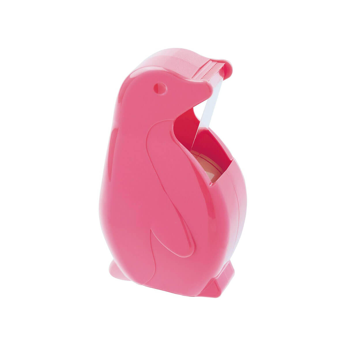 Penguin Tape Dispenser in Cherry Pink by Nichiban Japan
