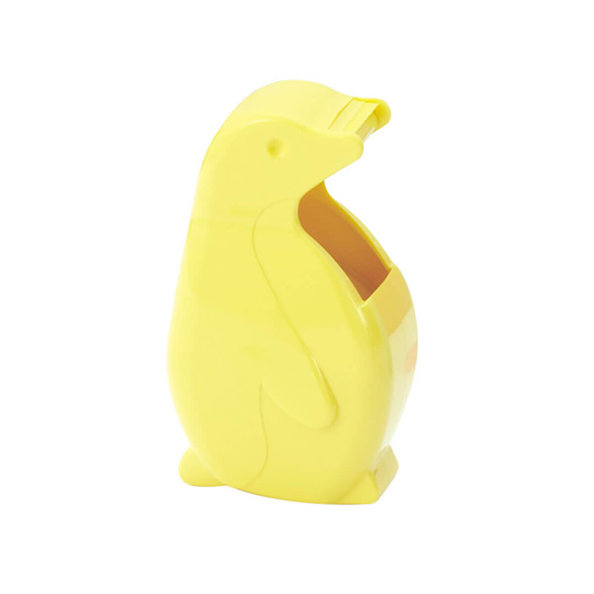 Penguin Tape Dispenser in Cream Yellow by Nichiban Japan