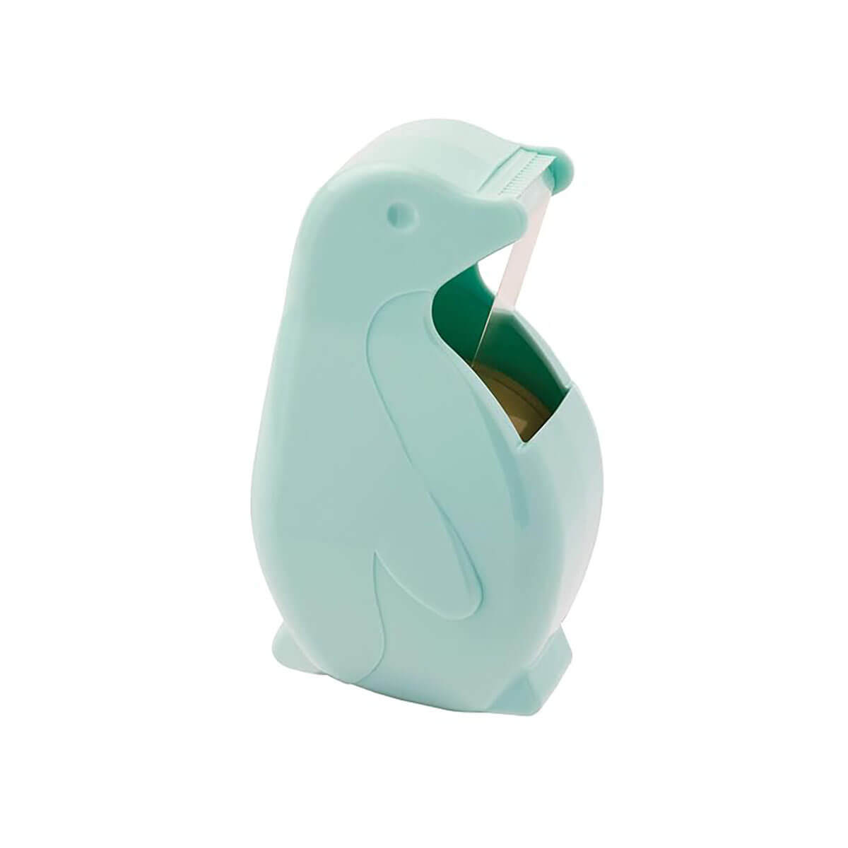 Penguin Tape Dispenser in Mint Green by Nichiban Japan