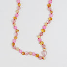 Bondi Kids Necklace in Cherry Quartz And Amber by Nirrimis