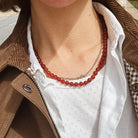 Red Carnelian Adult Necklace by Nirrimis